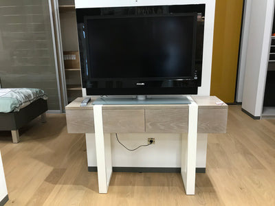 Meuble Design beige et blanc